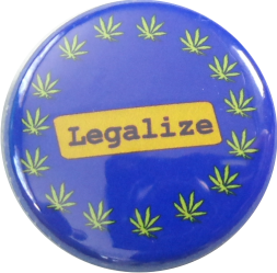 Legalize cannabis Button
